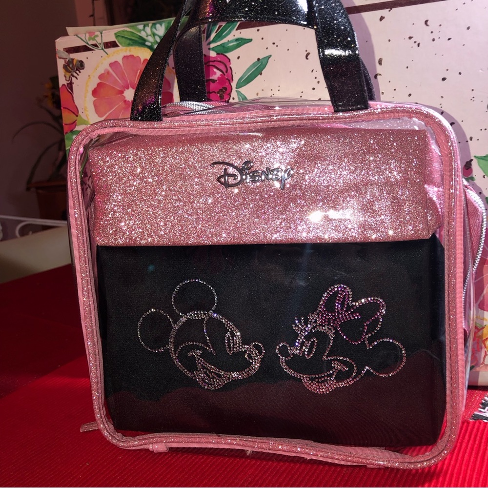Disney three in one Minnie ,Mickey Mouse makeup cosmetic travel bag set. - Picture 6 of 15